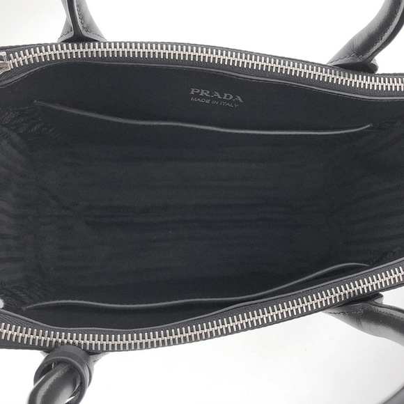 Prada Concept Nylon Leather Shoulder Bag Black - Picture 4 of 13